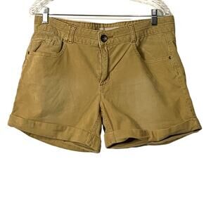 Anthropologie Shorts Womens Size 31" Yellow Corduroy Pilcro And The Letterpress
